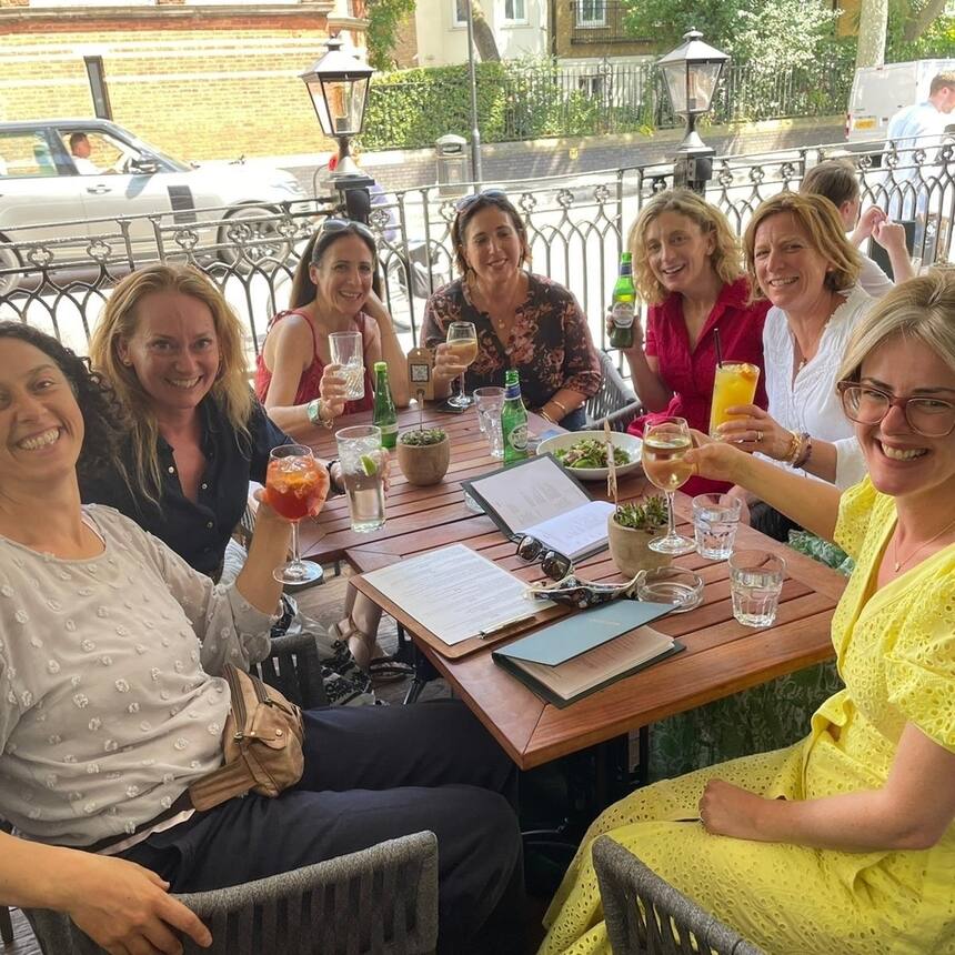 I hadn’t seen some of these lovely women since we were 16 or so.  Funny how the 